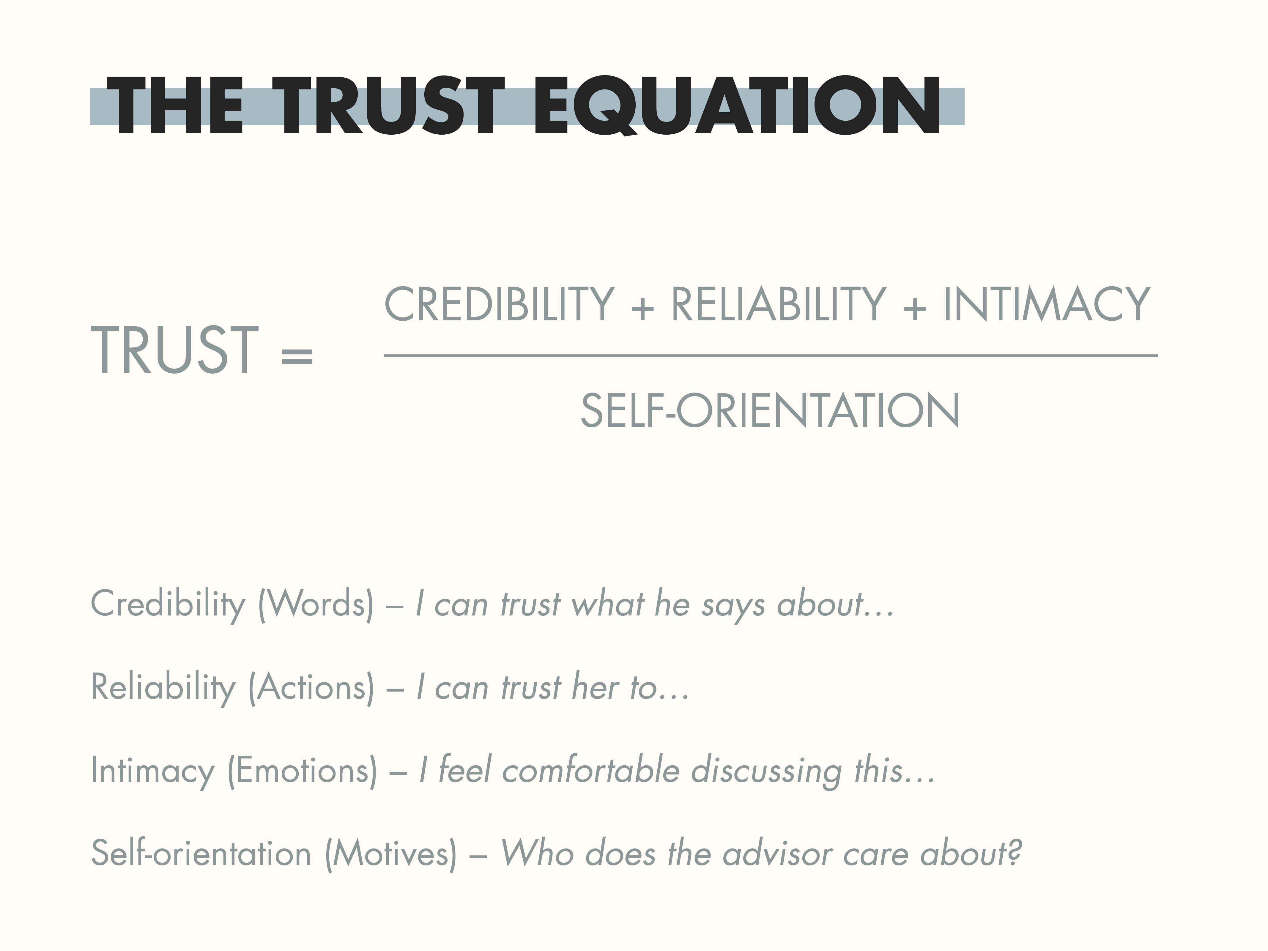 trust-equation